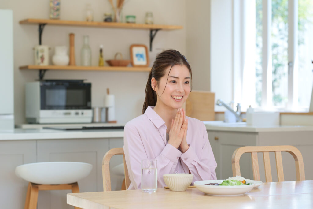 １日１食をありがたくいただく